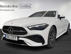 Manufaktur opalitvit bright Begagnad 2024 Mercedes CLE450 AMG line Cab | 816 000 kr