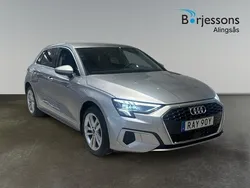 Silver Begagnad 2024 Audi A3 Sportback e-tron Advanced Sedan | 354 900 kr (Marknadspris)