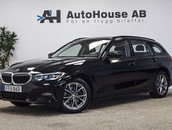 Svart Begagnad 2020 BMW 320 Sport Line Kombi | 304 000 kr