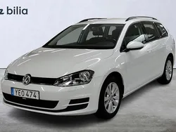 Vit Begagnad 2016 VW Golf VII Kombi | 129 000 kr (Marknadspris)
