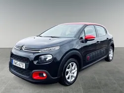 Svart Begagnad 2018 Citroën C3 Halvkombi | 69 900 kr (Bra pris)