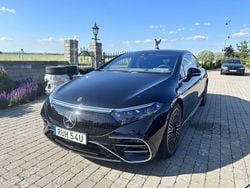 Svart Begagnad 2022 Mercedes EQS450+ Sedan | 959 000 kr (Marknadspris)