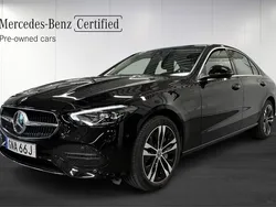 Svart (black) Begagnad 2023 Mercedes C300e Sedan | 449 800 kr (Bra pris)
