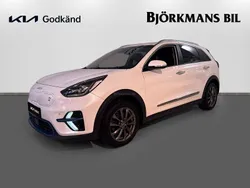 Vit (/swp/ snow white pearl m) Begagnad 2021 Kia e-Niro Advance SUV | 269 000 kr (Marknadspris)