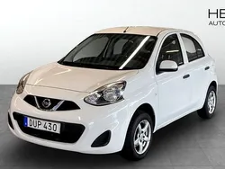 Vit (white) Begagnad 2014 Nissan Micra Halvkombi | 69 900 kr (Marknadspris)