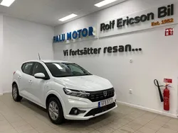Vit Begagnad 2022 Dacia Sandero Comfort Halvkombi | 154 500 kr (Marknadspris)
