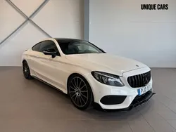 Vit Begagnad 2017 Mercedes C250 AMG line Sportkupé | 279 900 kr (Dyr)