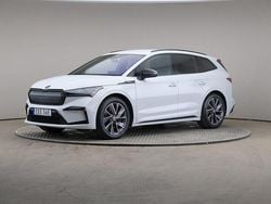 Vit (moon white (metallic)) Begagnad 2022 Skoda Enyaq iV SportLine SUV | 379 000 kr (Marknadspris)