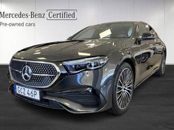 Grå Begagnad 2024 Mercedes E300 AMG line Sedan | 699 000 kr