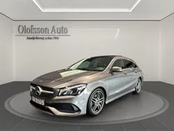 Mörkgrå Begagnad 2017 Mercedes CLA220 Shooting Brake AMG Kombi | 209 000 kr (Marknadspris)