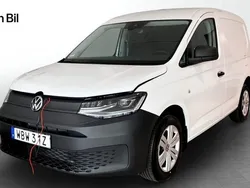 Vit Ny 2025 VW Caddy Minibuss | 396 000 kr (Marknadspris)