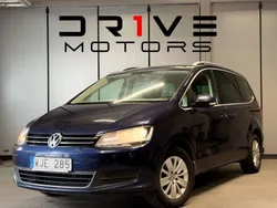 Mörkblå (blå) Begagnad 2012 VW Sharan Minibuss | 79 900 kr (Bra pris)
