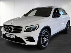Vit (white) Begagnad 2018 Mercedes GLC220 AMG SUV | 289 900 kr (Marknadspris)