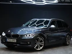 Grå Begagnad 2014 BMW 320 Sport Line Kombi | 139 900 kr (Bra pris)