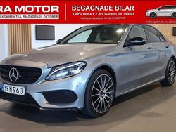 Silver (silver metallic ) Begagnad 2016 Mercedes C220 AMG line Sedan | 199 900 kr (Bra pris)