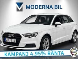 Vit Begagnad 2019 Audi A3 Sportback Proline Halvkombi | 189 400 kr (Marknadspris)