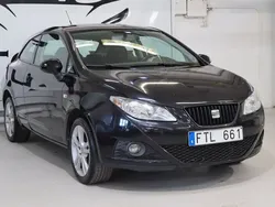 Svart Begagnad 2010 Seat Ibiza Halvkombi | 39 900 kr (Marknadspris)