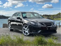Svart Begagnad 2008 Saab 9-3 Sedan | 189 000 kr