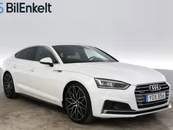 Vit Begagnad 2018 Audi A5 Sportback S-Line Halvkombi | 278 900 kr (Marknadspris)