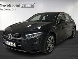 Svart Begagnad 2023 Mercedes A250 AMG Halvkombi | 374 900 kr (Lite dyr)