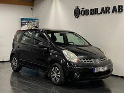 Svart Begagnad 2008 Nissan Note Halvkombi | 26 900 kr (Marknadspris)