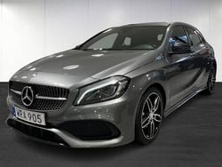Grå Begagnad 2016 Mercedes A180 AMG Halvkombi | 169 900 kr (Marknadspris)