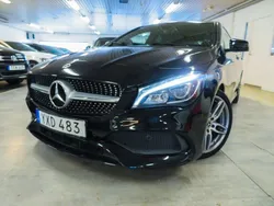 Svart Begagnad 2018 Mercedes CLA200 Shooting Brake AMG Kombi | 229 500 kr (Marknadspris)