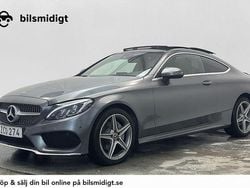 Grå Begagnad 2017 Mercedes C220 AMG line Sportkupé | 215 900 kr (Marknadspris)