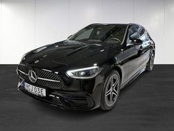 Svart (black) Begagnad 2024 Mercedes C300e AMG Kombi | 529 900 kr (Marknadspris)