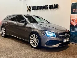 Mörkgrå (grå) Begagnad 2016 Mercedes CLA220 Shooting Brake AMG Kombi | 199 900 kr (Marknadspris)