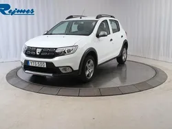 Vit (snövit) Begagnad 2017 Dacia Sandero Stepway Halvkombi | 84 100 kr (Marknadspris)