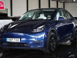 Blå Begagnad 2022 Tesla Model Y Long Range SUV | 289 500 kr