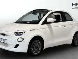 Vit (white) Begagnad 2022 Fiat 500e Icon Cab | 219 900 kr (Marknadspris)