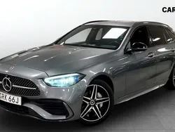Grå (grey) Begagnad 2023 Mercedes C300e AMG Kombi | 320 000 kr (Superpris)