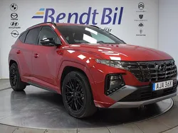 Röd Begagnad 2022 Hyundai Tucson N Line SUV | 348 800 kr (Marknadspris)