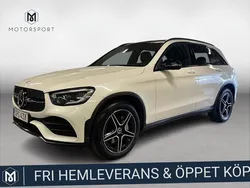 Vit Begagnad 2021 Mercedes GLC220 AMG line SUV | 379 900 kr (Bra pris)