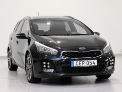 Svart Begagnad 2015 Kia Ceed GT-Line Kombi | 88 900 kr (Bra pris)