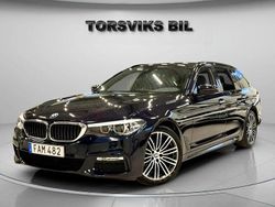 Svart (svartmet) Begagnad 2018 BMW 520 M Sport Kombi | 309 900 kr (Marknadspris)