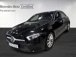 Svart Begagnad 2018 Mercedes A180 AMG Halvkombi | 209 900 kr (Marknadspris)