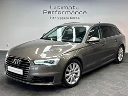 Grå Begagnad 2016 Audi A6 Sport Kombi | 169 000 kr (Marknadspris)