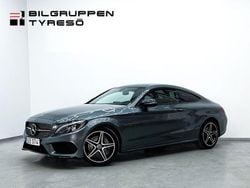 Grå Begagnad 2018 Mercedes C250 AMG line Sportkupé | 259 900 kr (Bra pris)