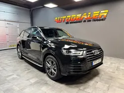 Svart Begagnad 2017 Audi Q7 S-Line SUV | 369 900 kr (Marknadspris)
