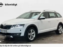 Vit Begagnad 2017 Skoda Octavia Scout Kombi | 165 900 kr (Marknadspris)