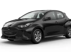 Svart (opera black) Ny 2024 Mazda 2 Center-Line Halvkombi | 253 400 kr (Marknadspris)