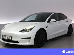 Vit Begagnad 2021 Tesla Model 3 Performance Sedan | 305 900 kr