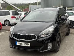 Svart Begagnad 2015 Kia Carens Minibuss | 129 990 kr (Bra pris)