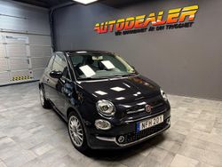 Svart Begagnad 2016 Fiat 500 Lounge Halvkombi | 74 900 kr (Marknadspris)