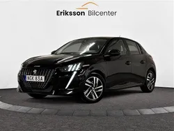 Svart Begagnad 2019 Peugeot 208 Allure Halvkombi | 99 900 kr (Bra pris)