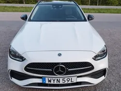 Vit Begagnad 2022 Mercedes C220 AMG line Kombi | 415 000 kr (Marknadspris)