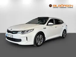 Vit Begagnad 2018 Kia Optima Hybrid 2 Sedan | 179 900 kr (Marknadspris)
